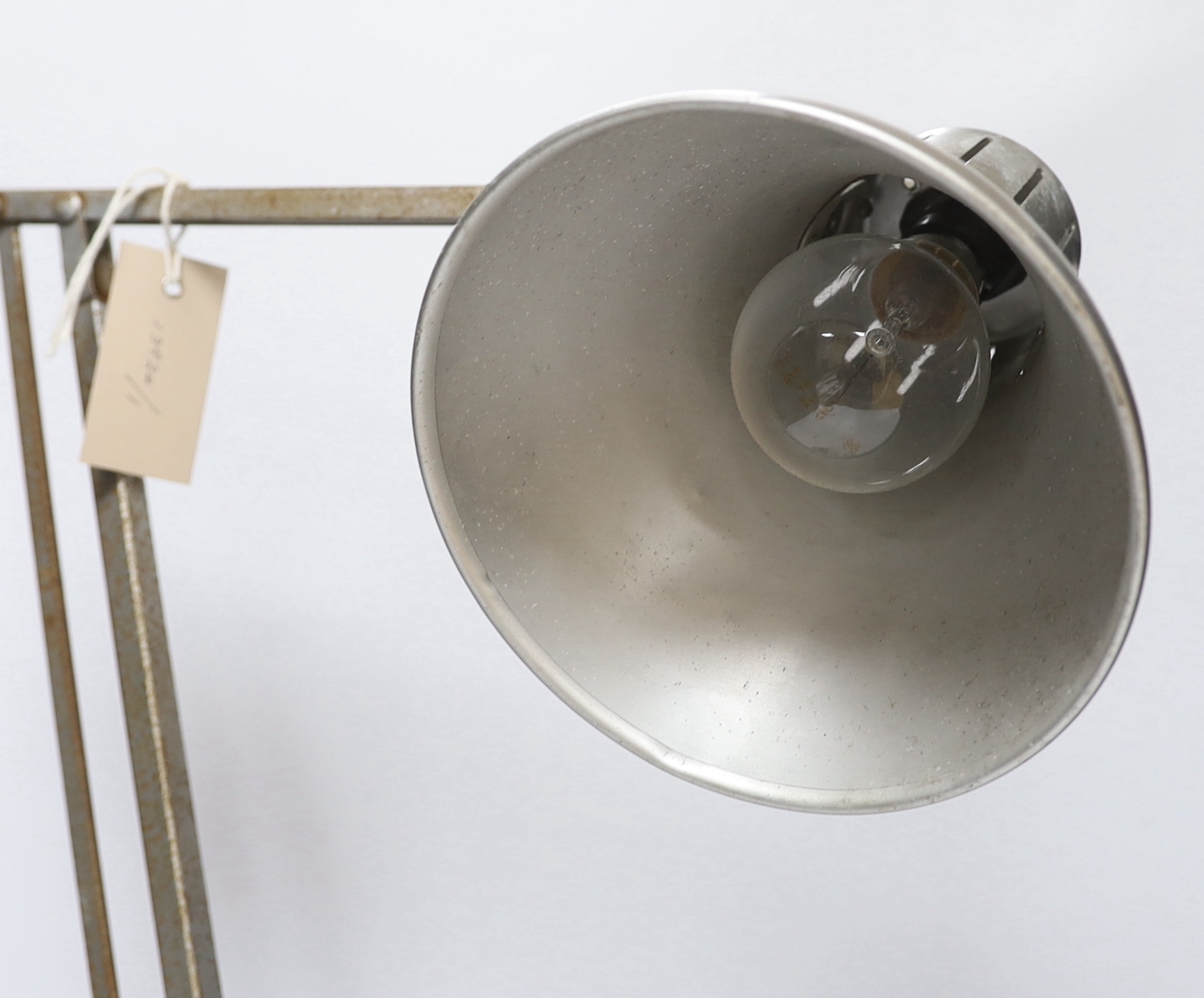 A Horstman anglepoise lamp, 84cm fill height